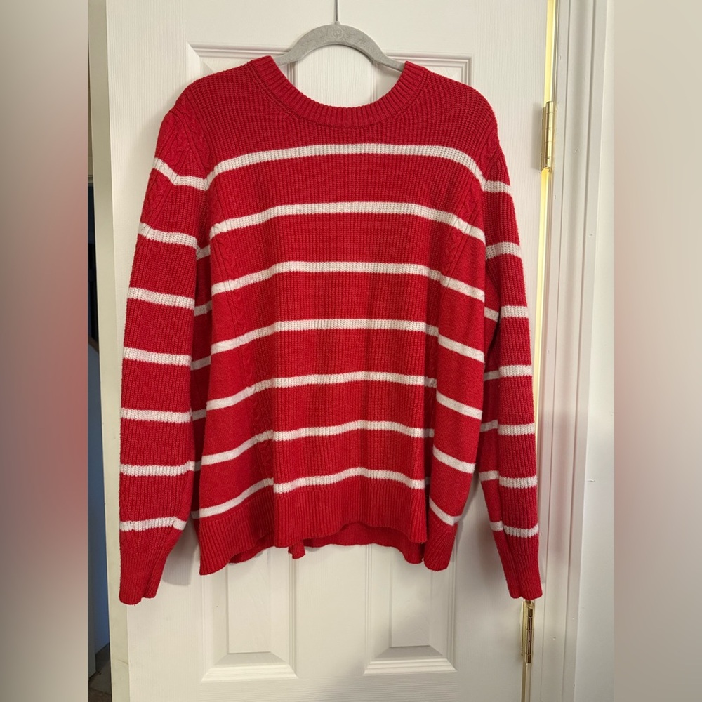 Maurices Plus Size Cabled Dells Puff Sleeve Sweater